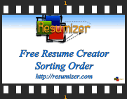 resume sort order video