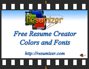 resume fonts video